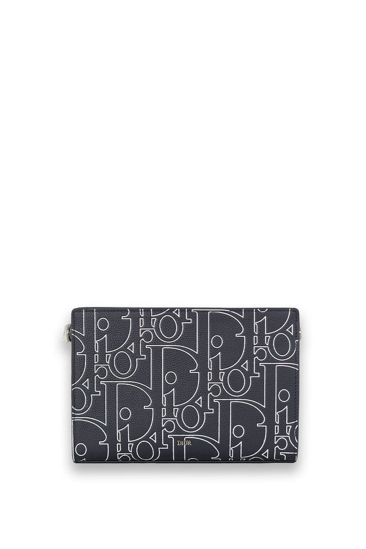 Pochette triangular A5 Gravity Outline azul marino