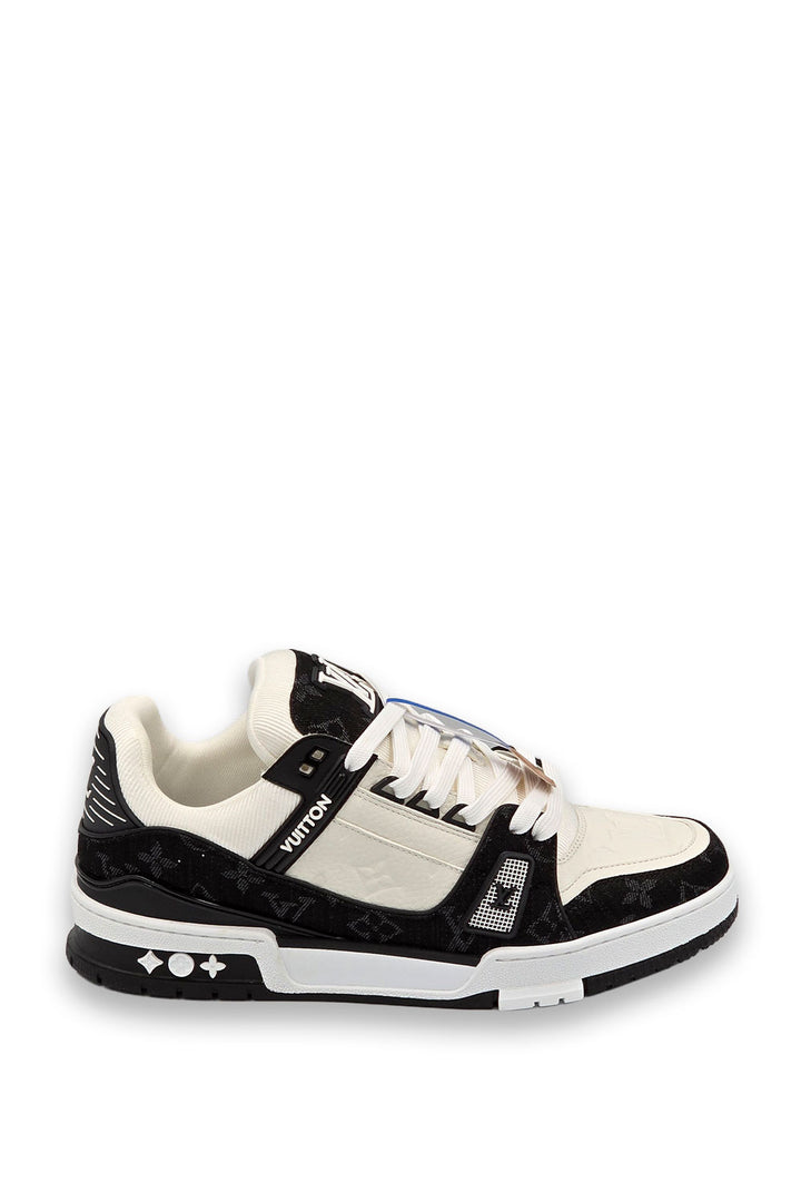 TENIS LV TRAINER NEGRO BLANCO CLASICO