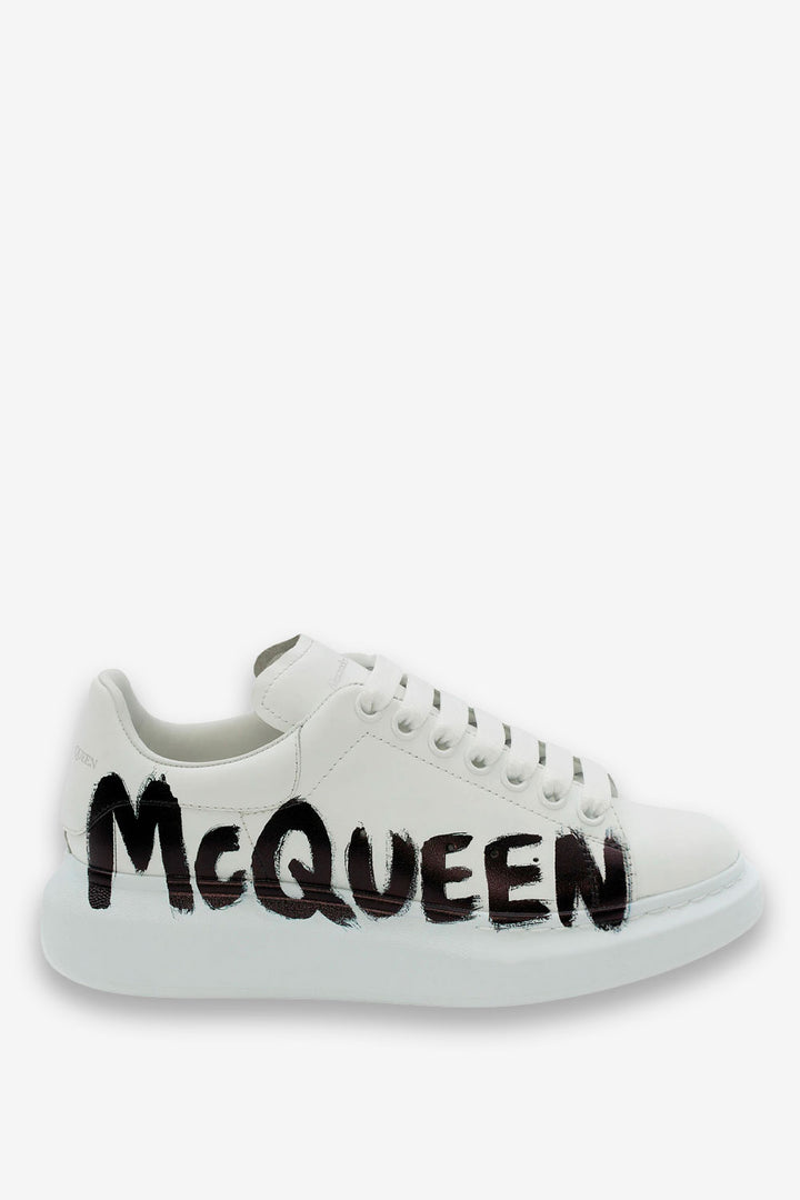 TENIS ALEXANDER MCQUEEN BLANCO GRAFFITI NEGRO