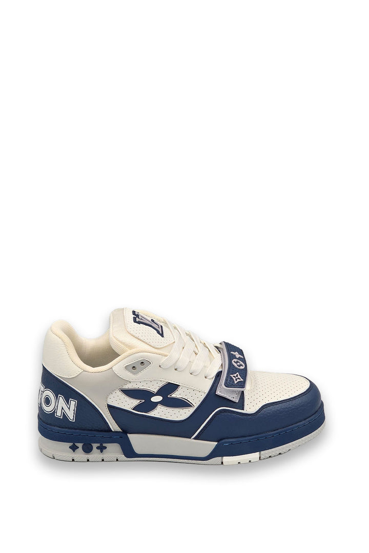 TENIS LV BROCHE BLANCO AZUL