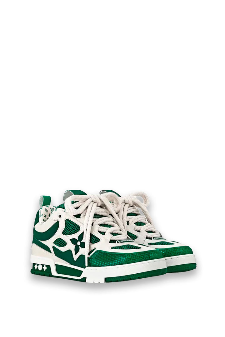 TENIS LV SKATE VERDE BLANCO