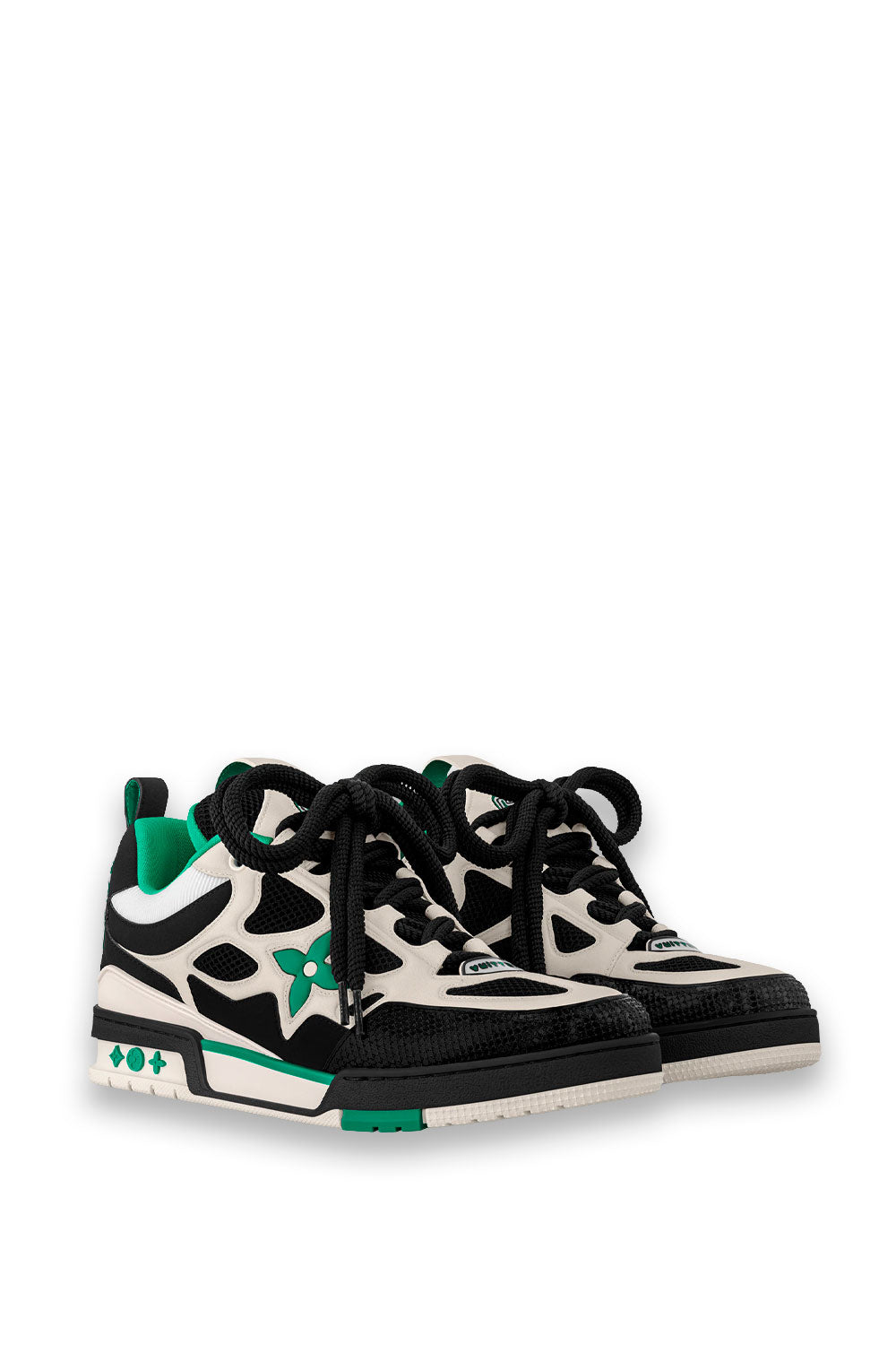 TENIS LV SKATE NEGRO VERDE