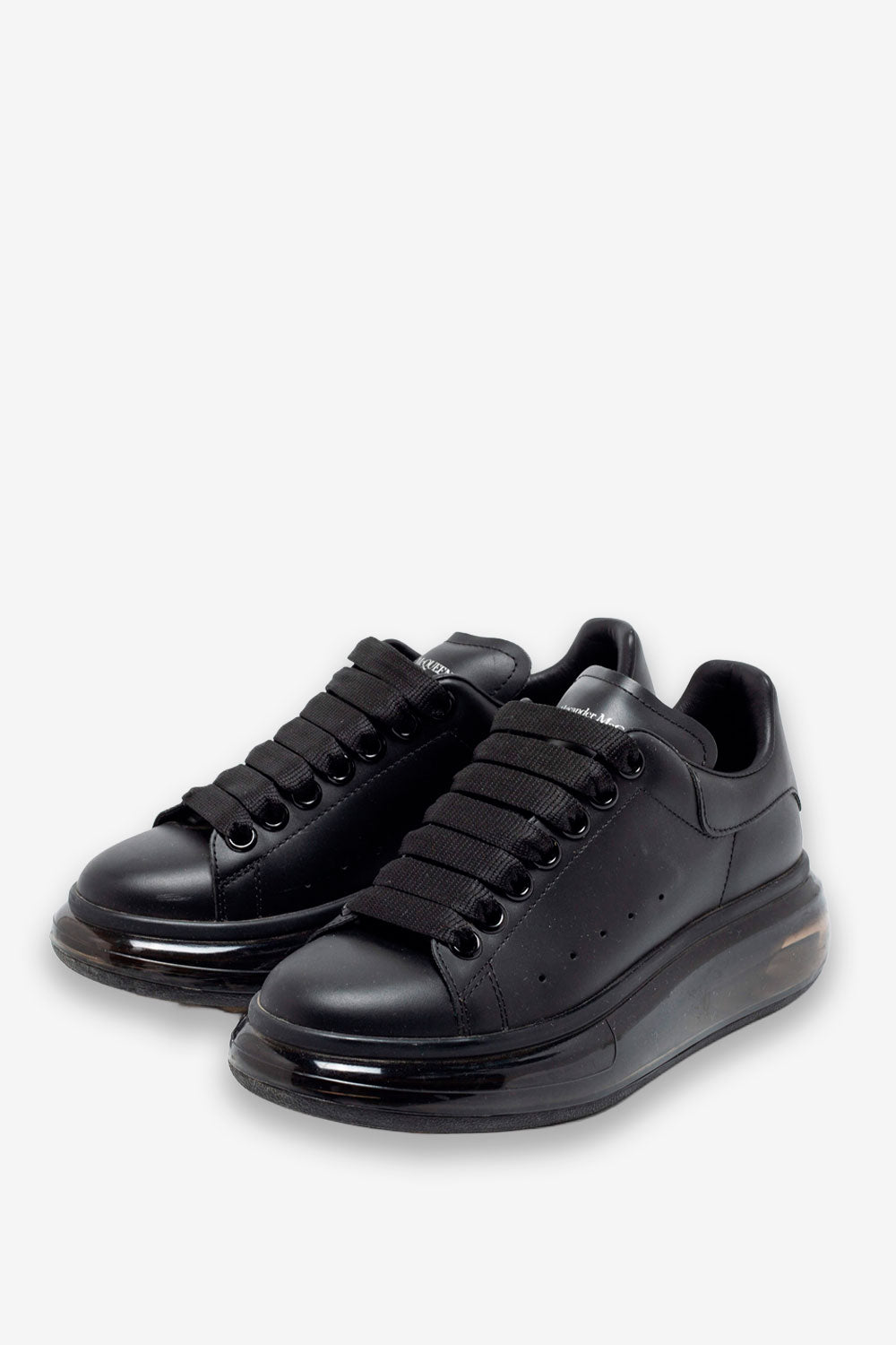 TENIS ALEXANDER MCQUEEN TRANSPARENTE NEGRO