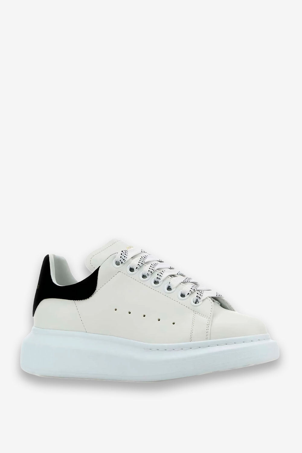 TENIS ALEXANDER MCQUEEN BLANCO NEGRO (GAMUZA)