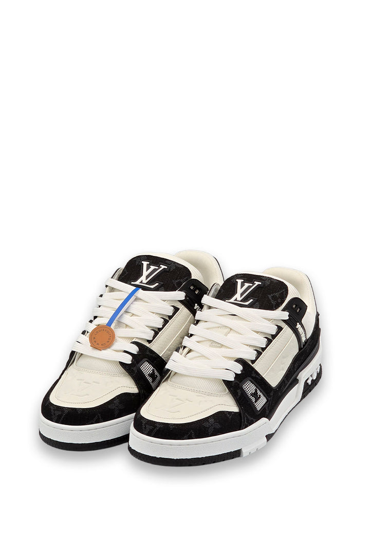 TENIS LV TRAINER NEGRO BLANCO CLASICO