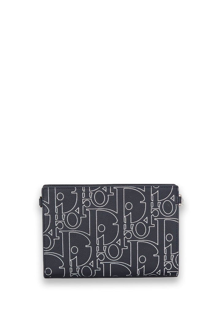 Pochette triangular A5 Gravity Outline azul marino