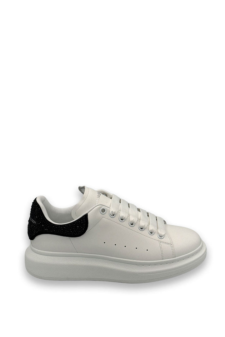 TENIS ALEXANDER MCQUEEN BLANCO NEGRO CRYSTAL