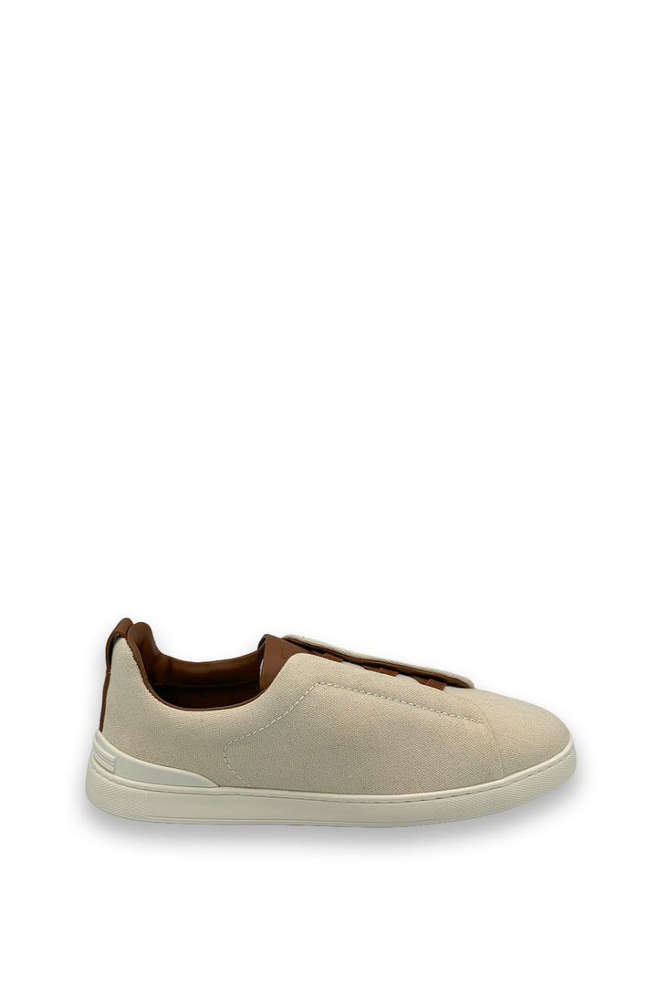 TENIS ZEGNA TRIPLE STITCH BLANCO