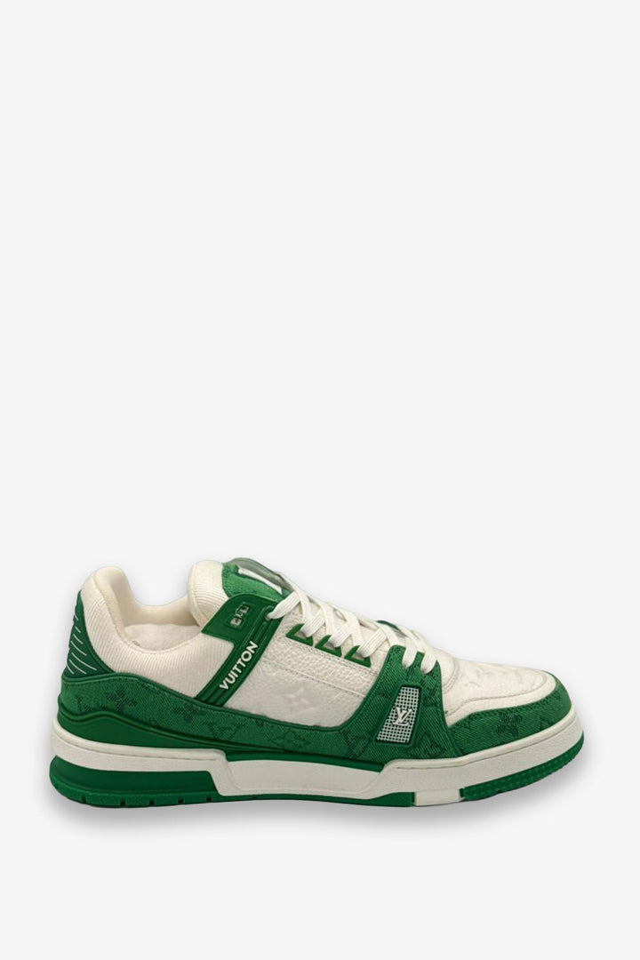 TENIS LV TRAINER VERDE BLANCO