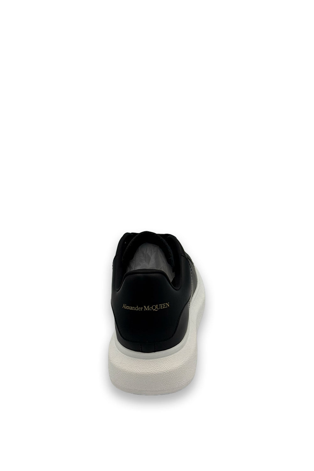 TENIS ALEXANDER MCQUEEN NEGRO TOTAL SUELA BLANCA