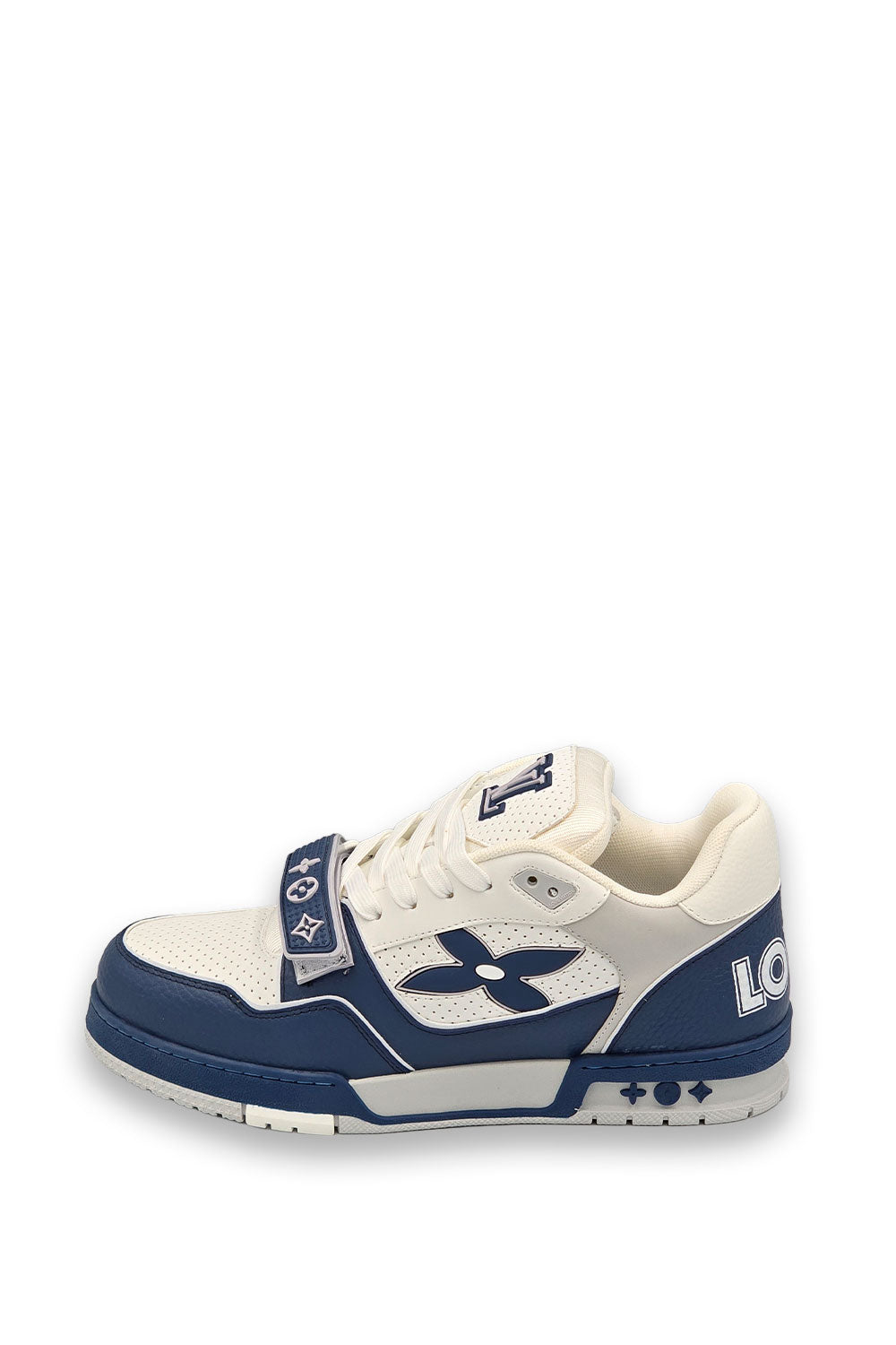TENIS LV BROCHE BLANCO AZUL