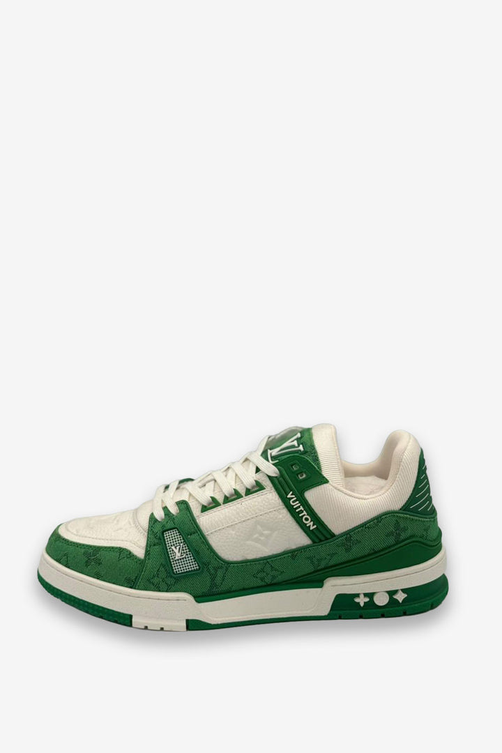 TENIS LV TRAINER VERDE BLANCO
