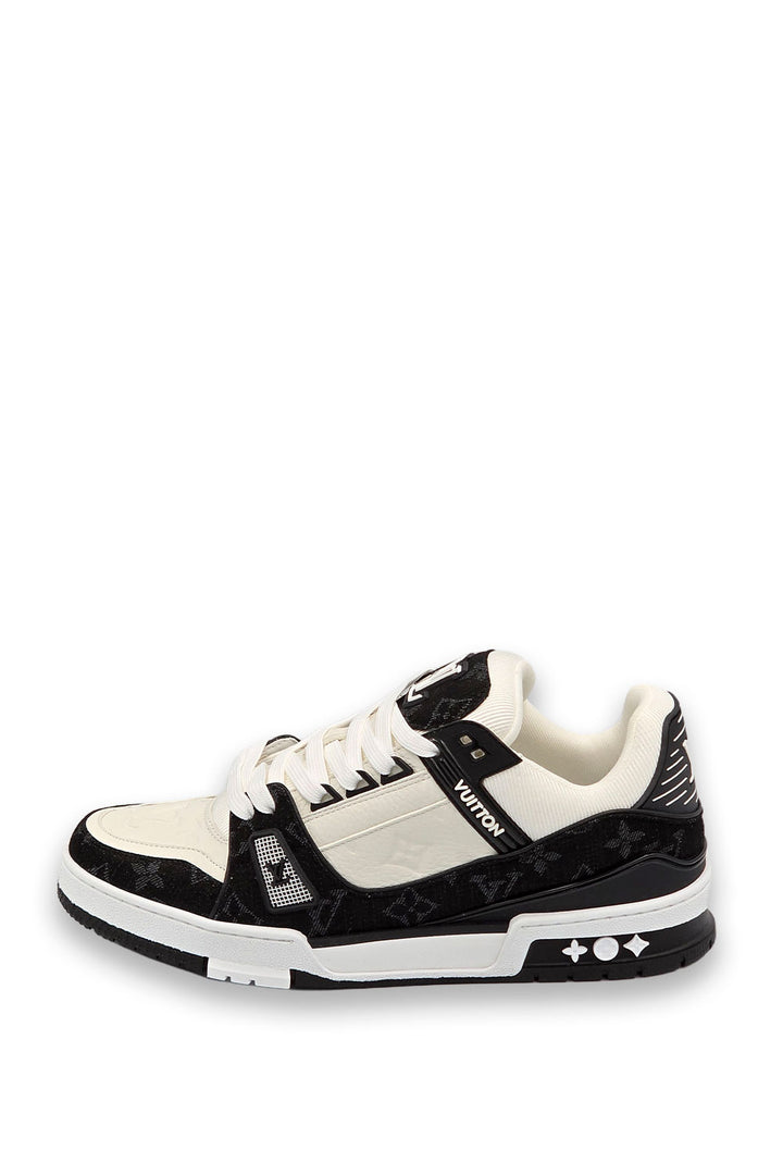 TENIS LV TRAINER NEGRO BLANCO CLASICO