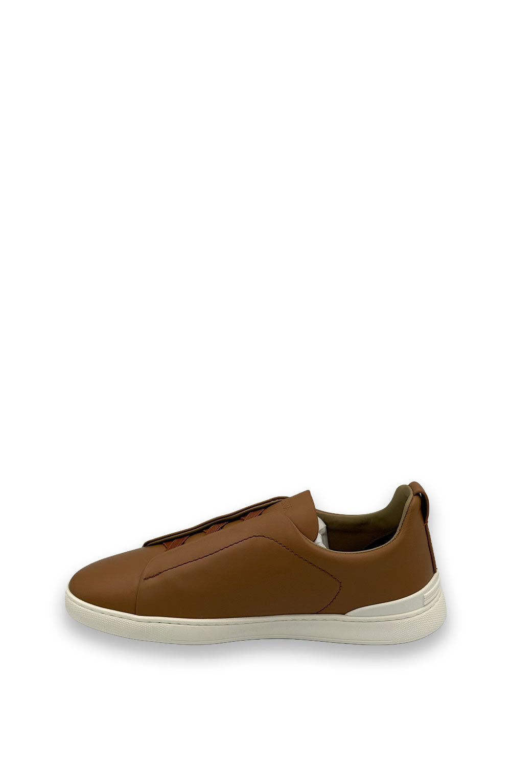 TENIS ZEGNA TRIPLE STITCH HONEY