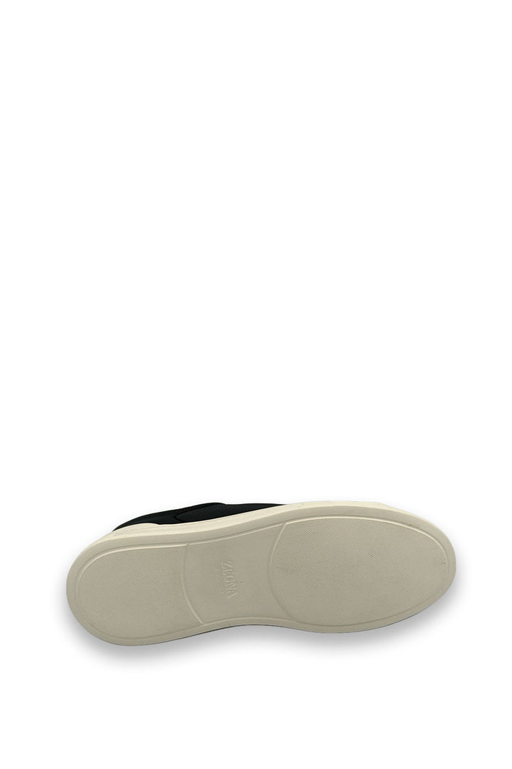 TENIS ZEGNA TRIPLE STITCH NEGRO