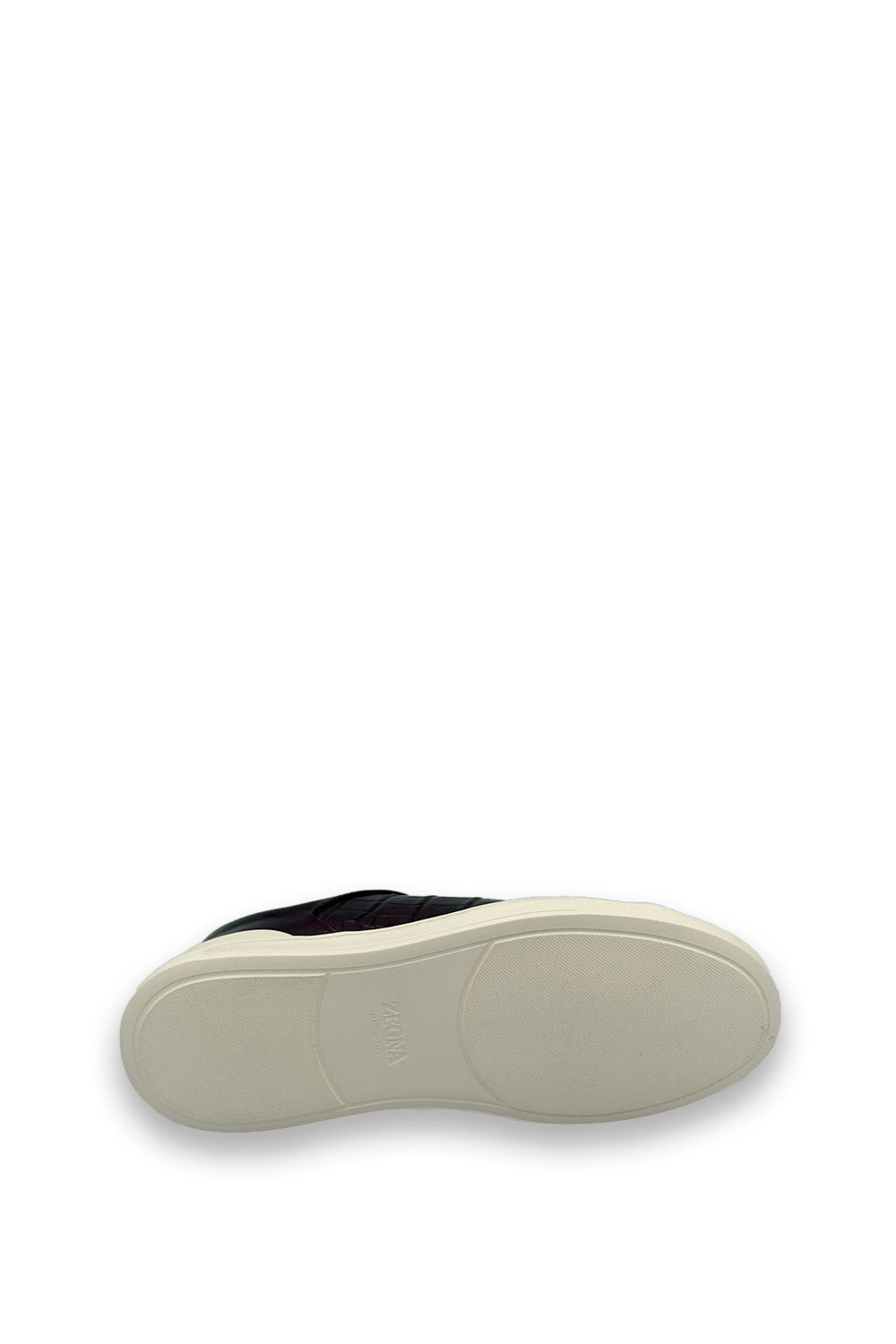 TENIS ZEGNA ALLIGATOR VINO